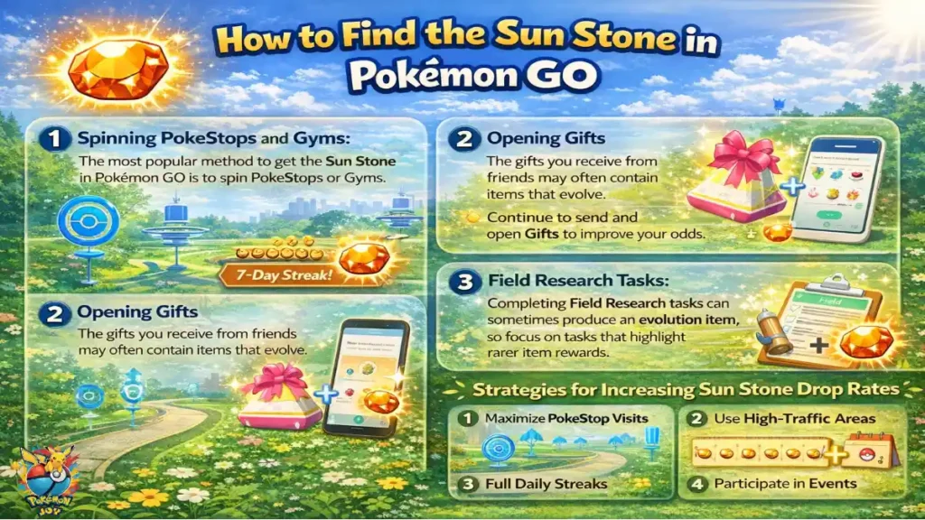 How to Find the Sun Stone in Pokemon GO