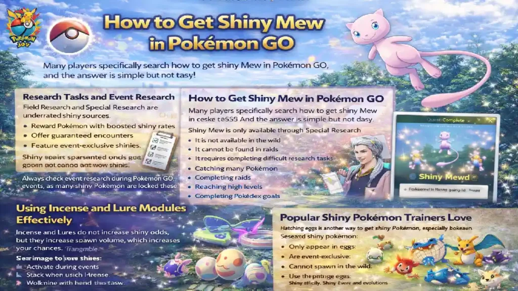 How to Get Shiny Mew in Pokémon GO