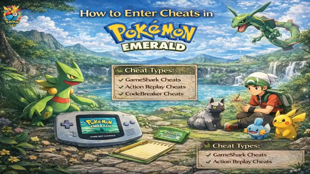 How to Enter Cheats in Pokemon Emerald