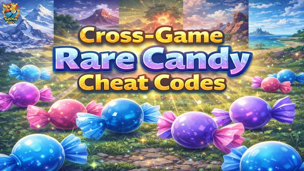 Cross Game Rare Candy Cheat Code