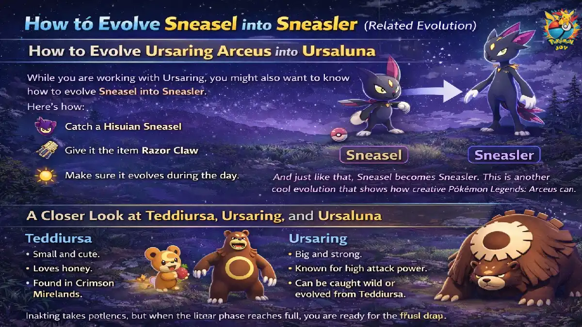 How to Evolve Sneasel into Sneasler Related Evolution 1