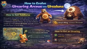 How to Evolve Ursaring Arceus into Ursaluna 1