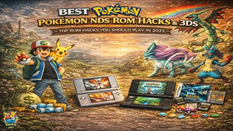 Best Pokemon NDS ROM Hacks 3DS